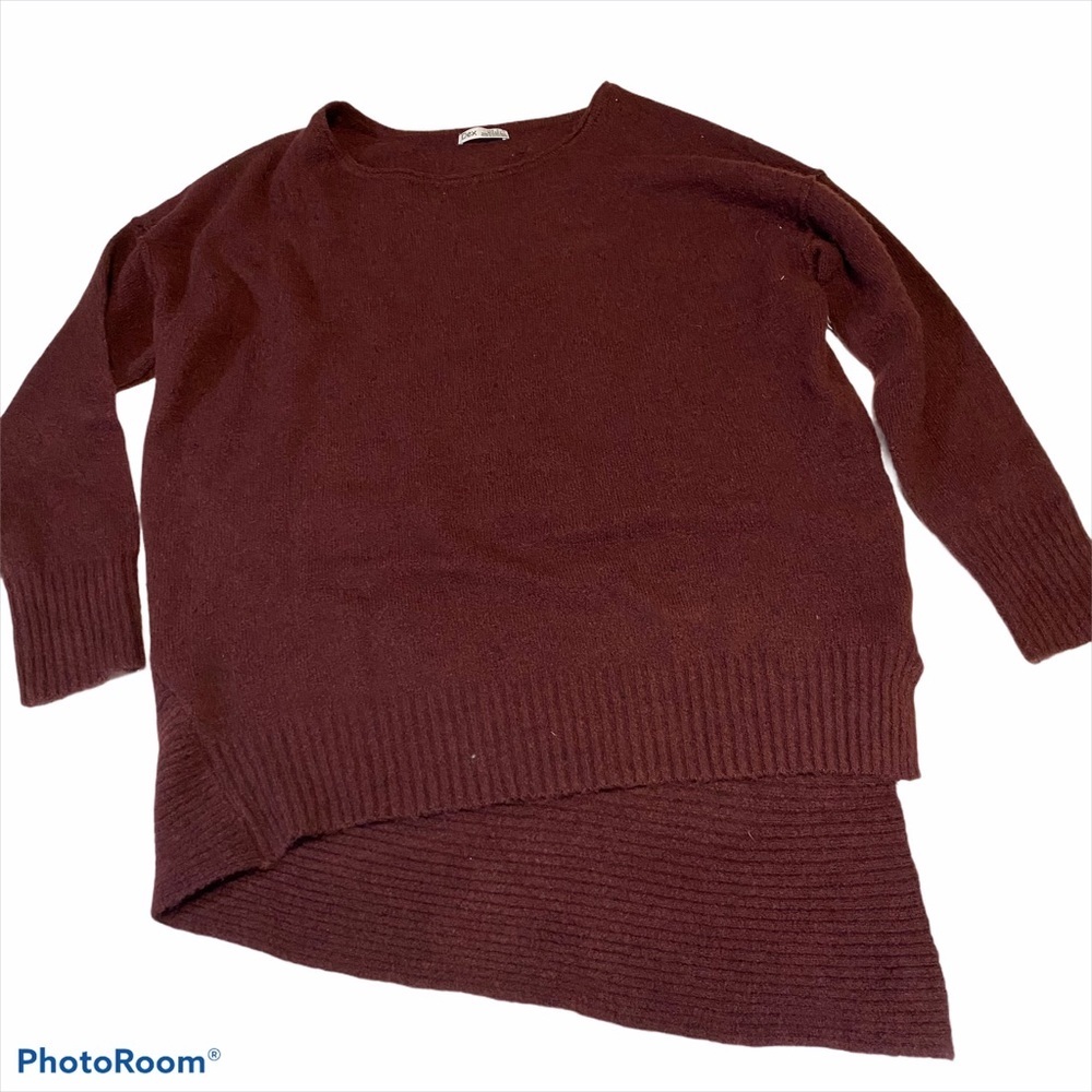 Dex Clothing Sweater Burgundy Noir Sz Large New with Tags